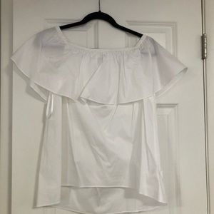 Michael Kors White off the shoulder shirt